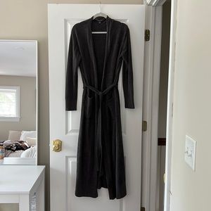 Gray Plush Barefoot Dreams Robe